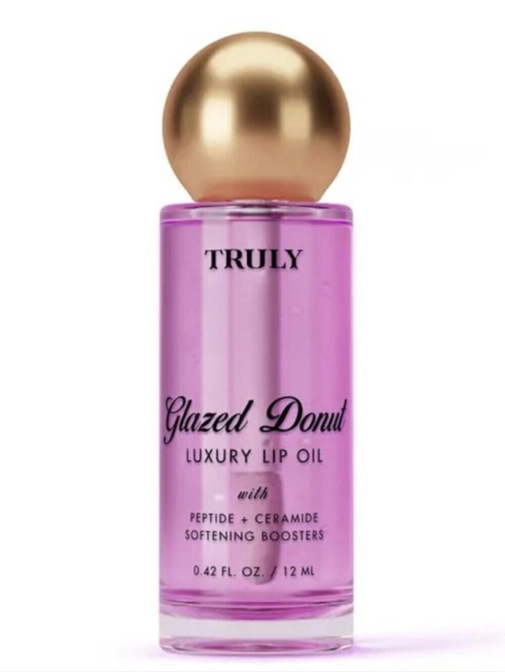 Truly Glazed Donut Luxury Peptide Plumping Lip Oil, NWT
